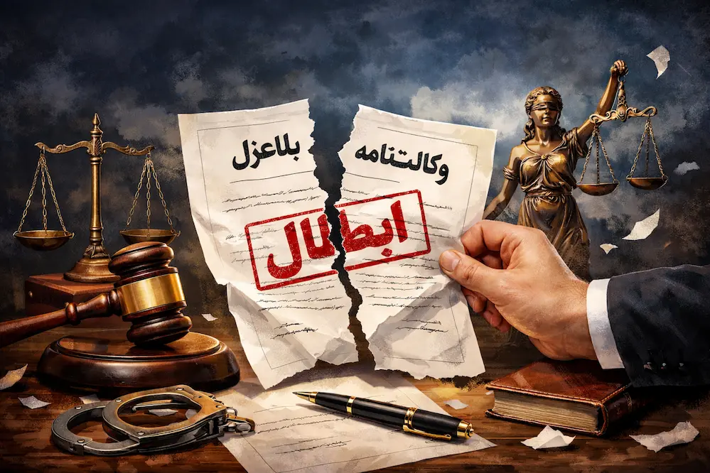 دادخواست ابطال وکالتنامه بلاعزل